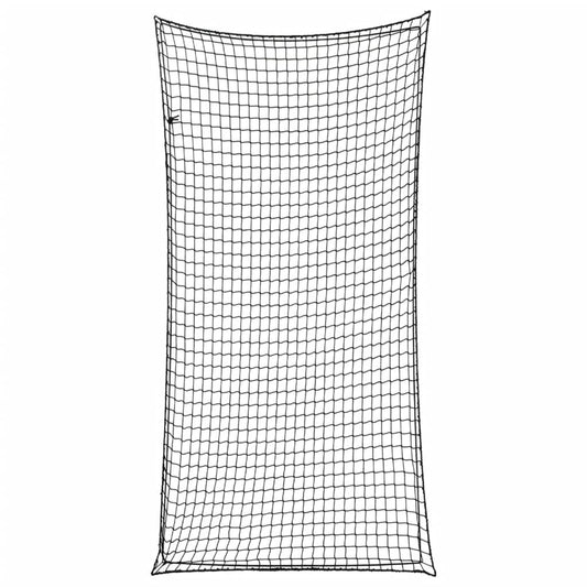 Sieť na prívesný vozík s elastickým lanom čierna 6x3 m PP