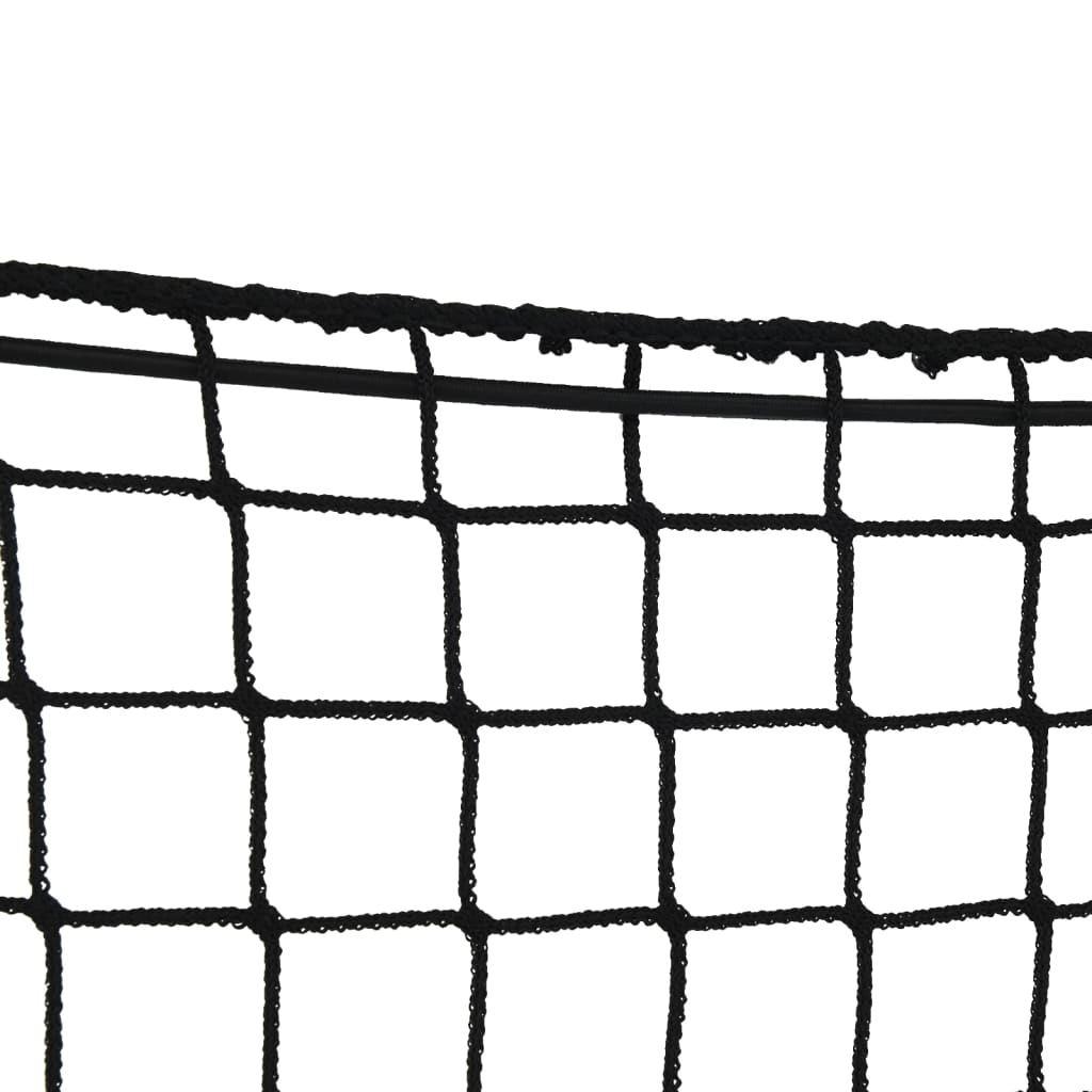 Sieť na prívesný vozík s elastickým lanom čierna 6x3 m PP