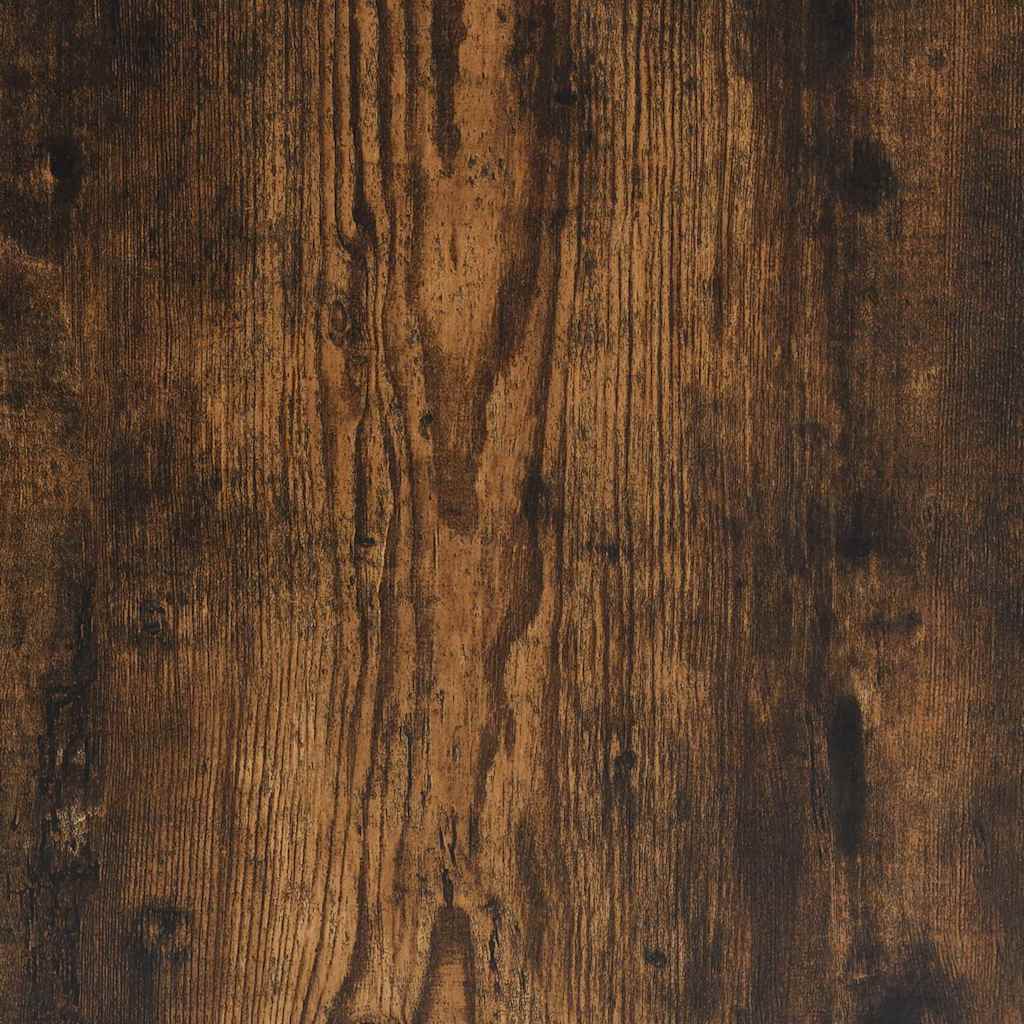 Lavica Na Topánky Dymový Dub 80X40X53,5 Cm Kompozitné Drevo+Kov