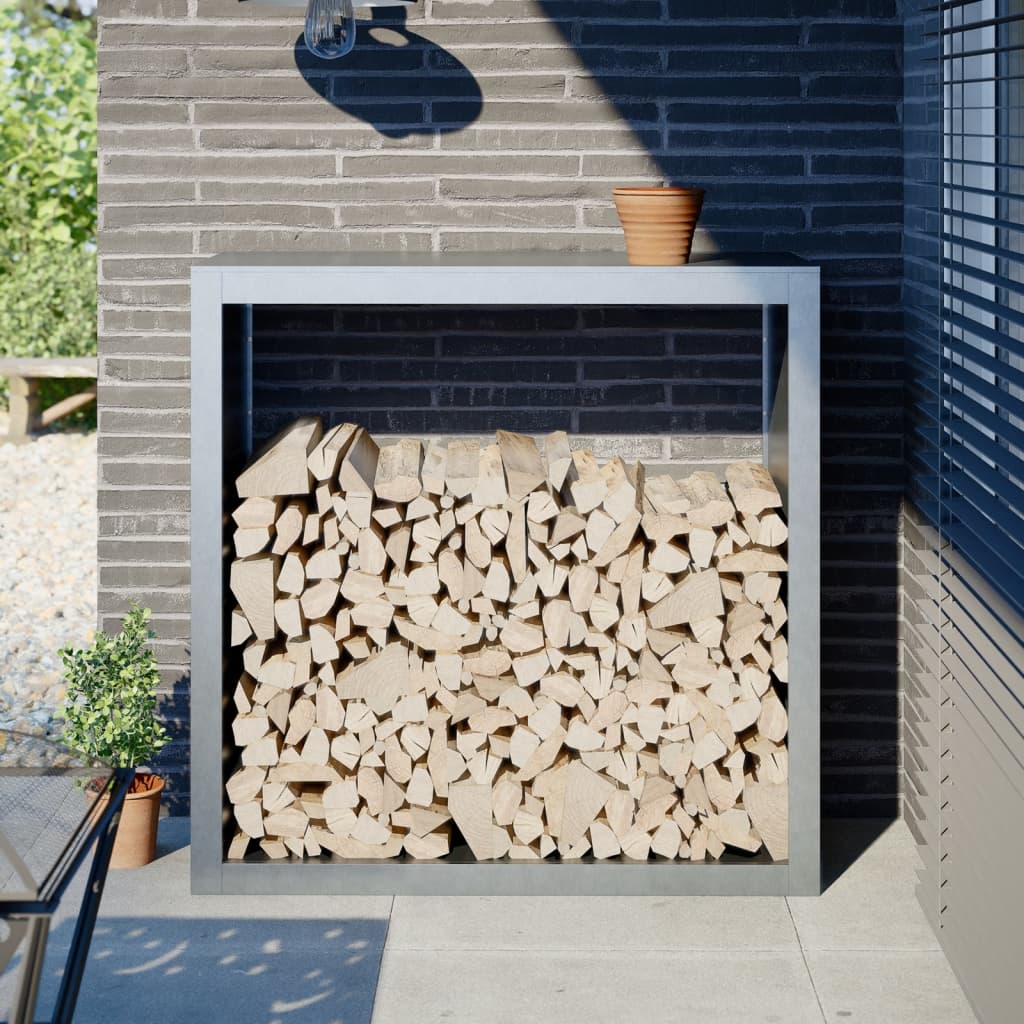 Regál Na Krbové Drevo , Nehrdzavejúca Oceľ