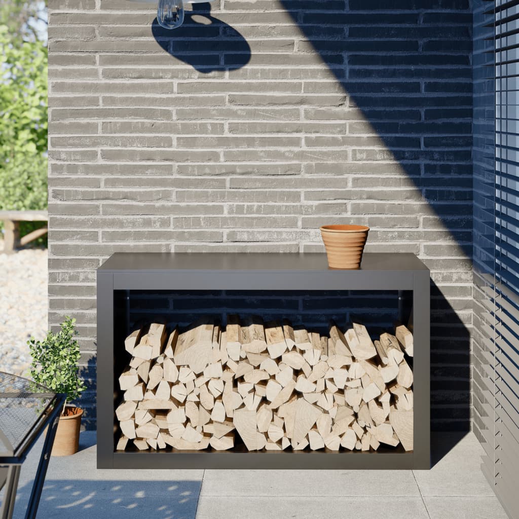 Regál Na Krbové Drevo , Nehrdzavejúca Oceľ