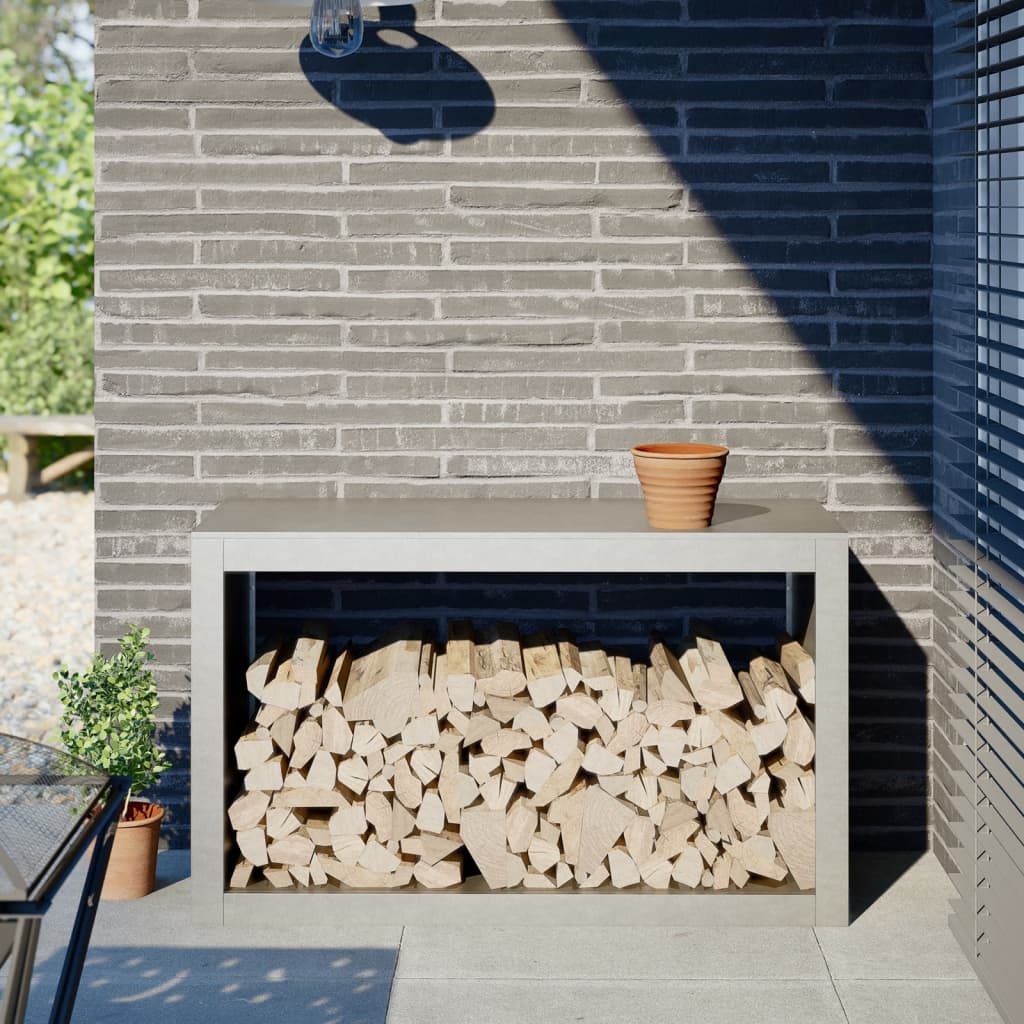 Regál Na Krbové Drevo , Nehrdzavejúca Oceľ