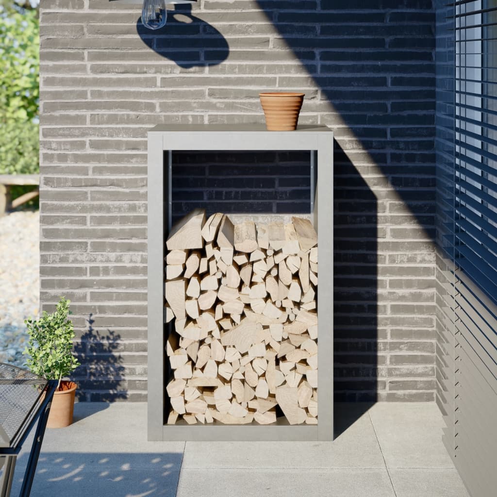 Regál Na Krbové Drevo , Nehrdzavejúca Oceľ