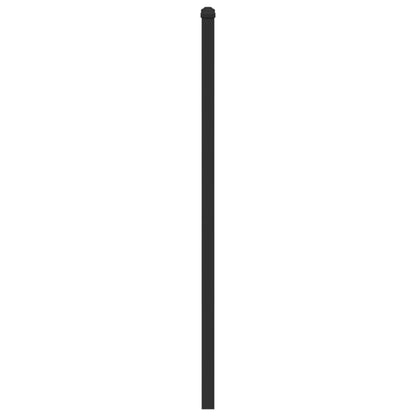 Čelo postele hnedý dub 80 cm kompozitné drevo a oceľ