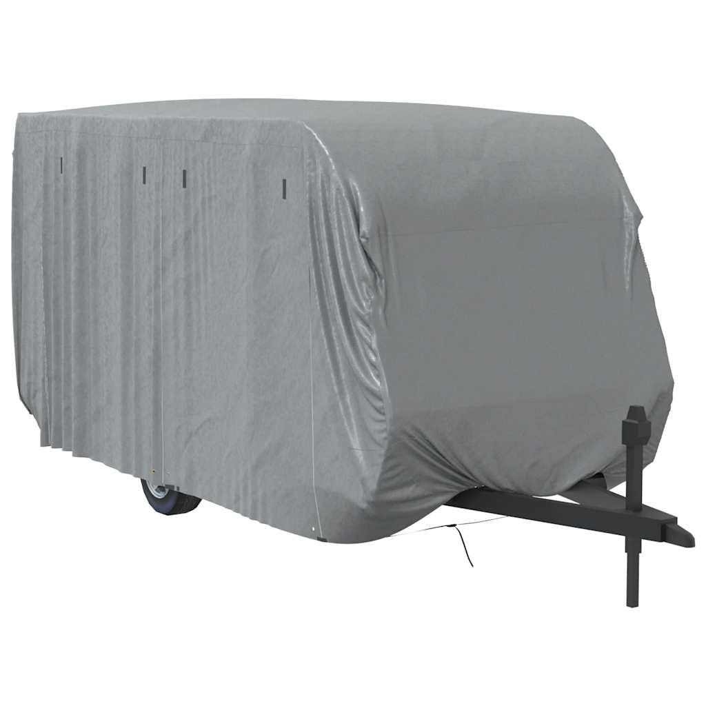 Poťah na karavan sivý 460x250x220 cm netkaná textília