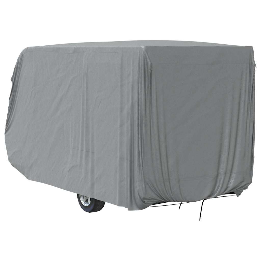 Poťah na karavan sivý 460x250x220 cm netkaná textília