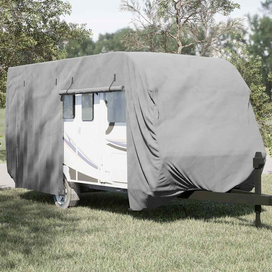 Poťah na karavan sivý 460x250x220 cm netkaná textília