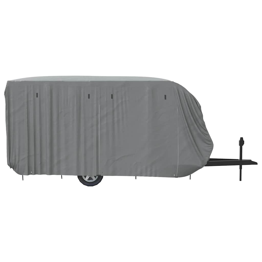 Poťah na karavan sivý 550x250x220 cm netkaná textília