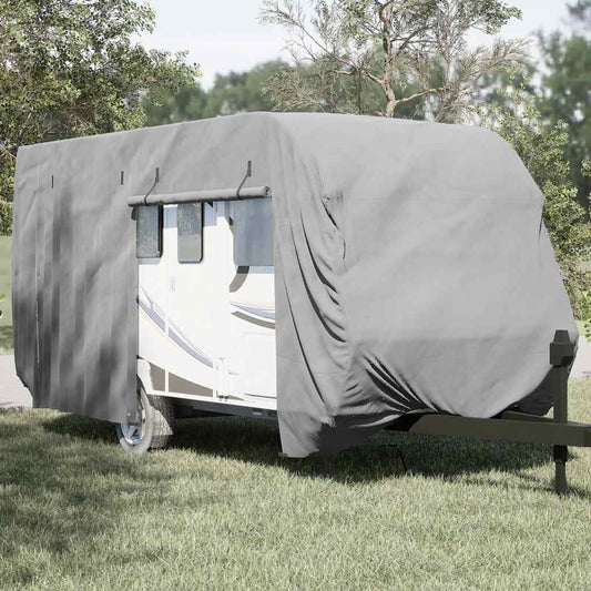 Poťah na karavan sivý 550x250x220 cm netkaná textília