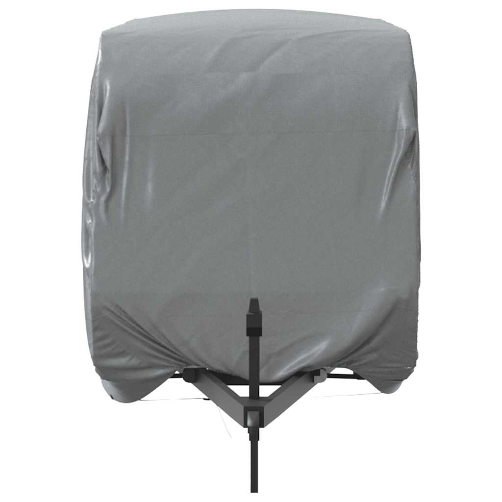 Poťah na karavan sivý 610x250x220 cm netkaná textília