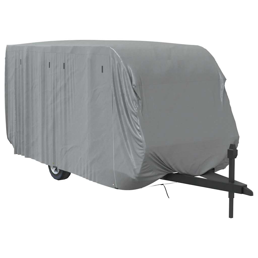 Poťah na karavan sivý 670x250x220 cm netkaná textília