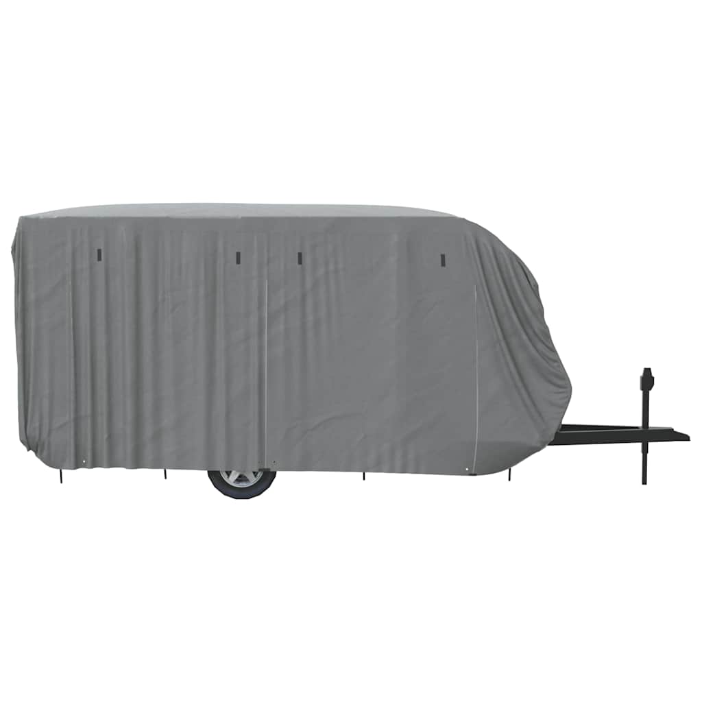 Poťah na karavan sivý 670x250x220 cm netkaná textília