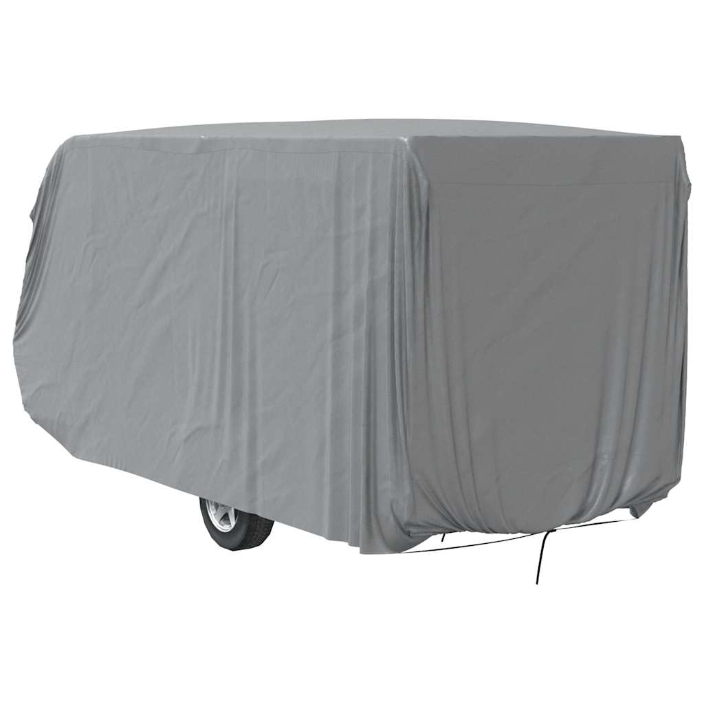 Poťah na karavan sivý 670x250x220 cm netkaná textília