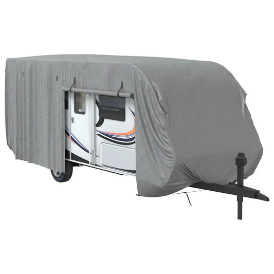 Poťah na karavan sivý 732x250x220 cm netkaná textília