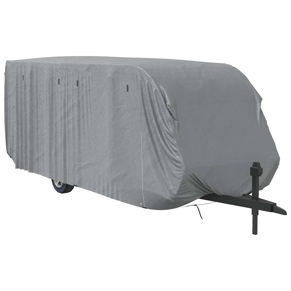 Poťah na karavan sivý 732x250x220 cm netkaná textília
