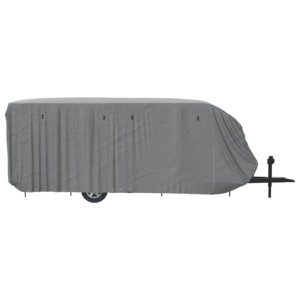 Poťah na karavan sivý 732x250x220 cm netkaná textília