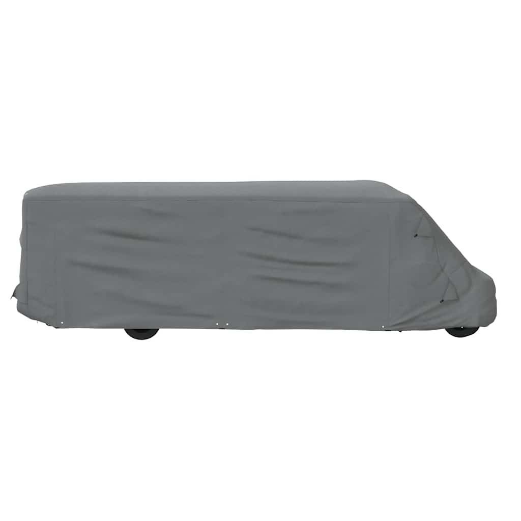 Kryty na obytné autá sivé 970x235x275 cm netkaná textília