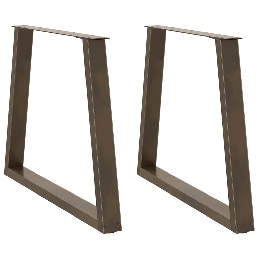 Nohy Konferenčného Stolíka V Tvare V, 2 Ks, Antracitové, 30 X (30-31,3) Cm, Oceľ