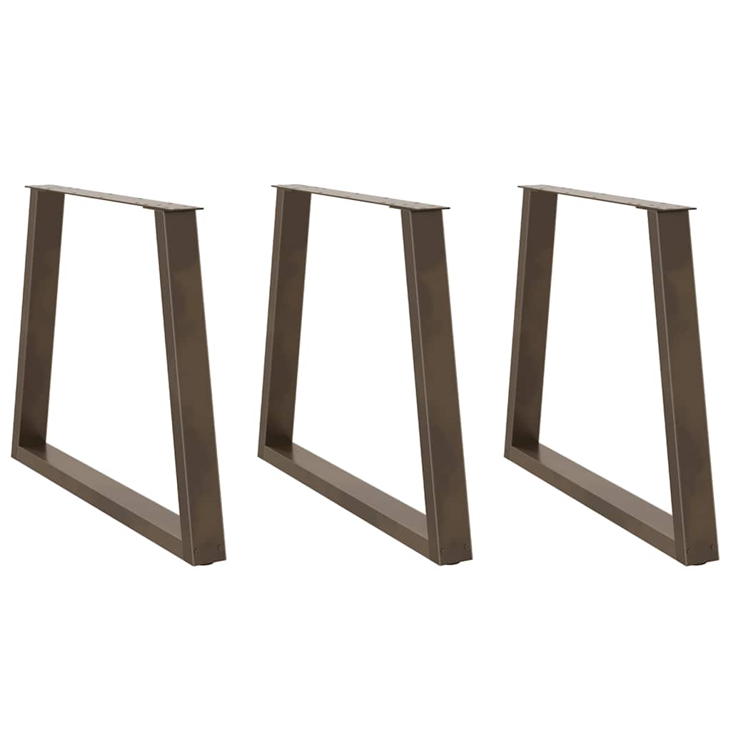 Nohy Konferenčného Stolíka V Tvare V, 2 Ks, Antracitové, 30 X (30-31,3) Cm, Oceľ