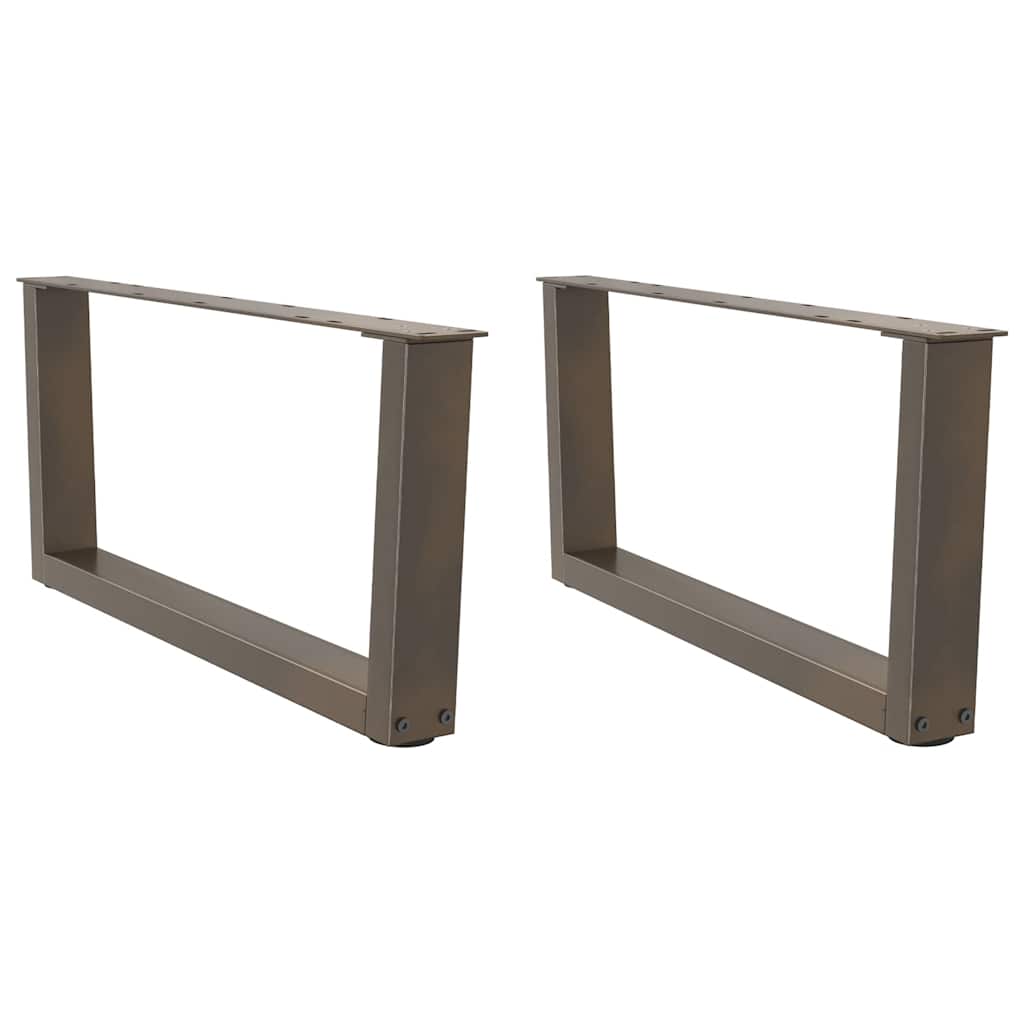 Nohy Konferenčného Stolíka V Tvare V, 2 Ks, Čierne, 38 X (42-43,3) Cm, Oceľové