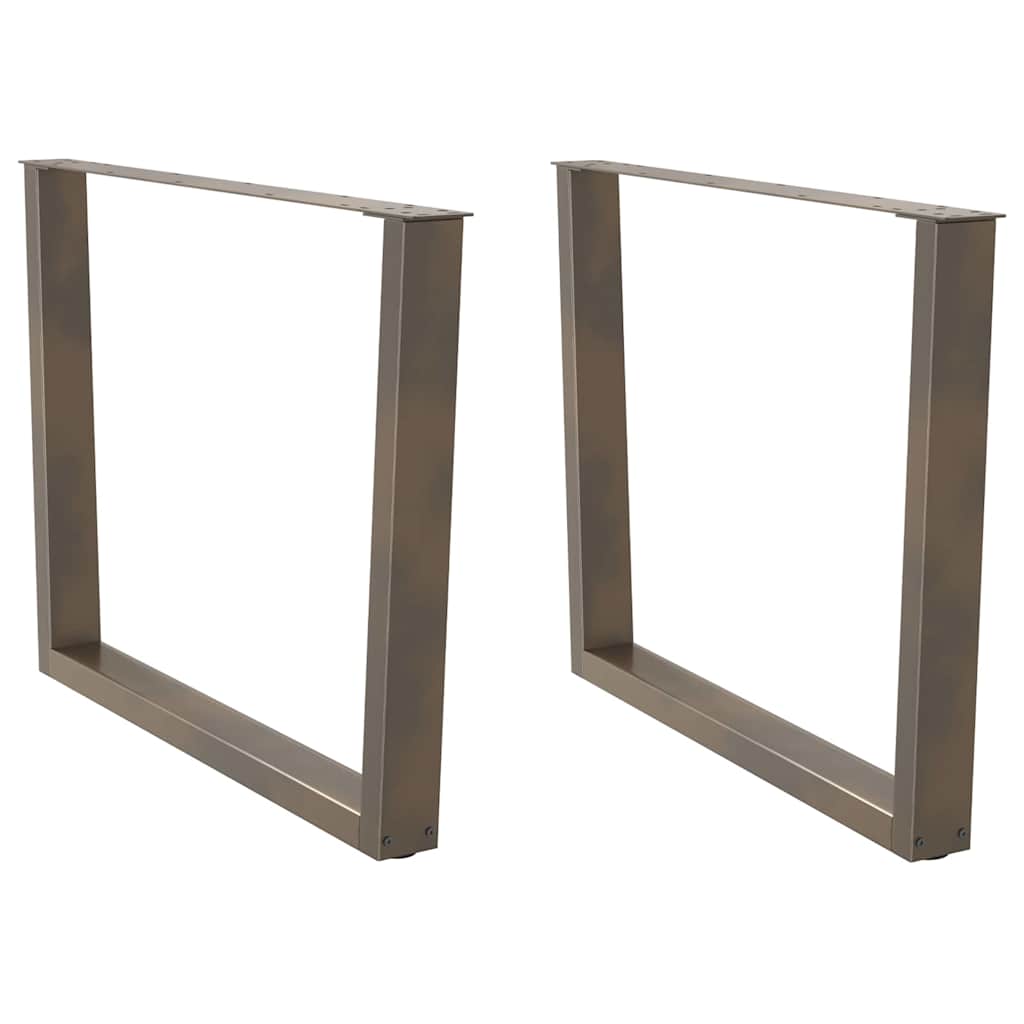 Nohy Konferenčného Stolíka V Tvare V, 2 Ks, Čierne, 38 X (42-43,3) Cm, Oceľové