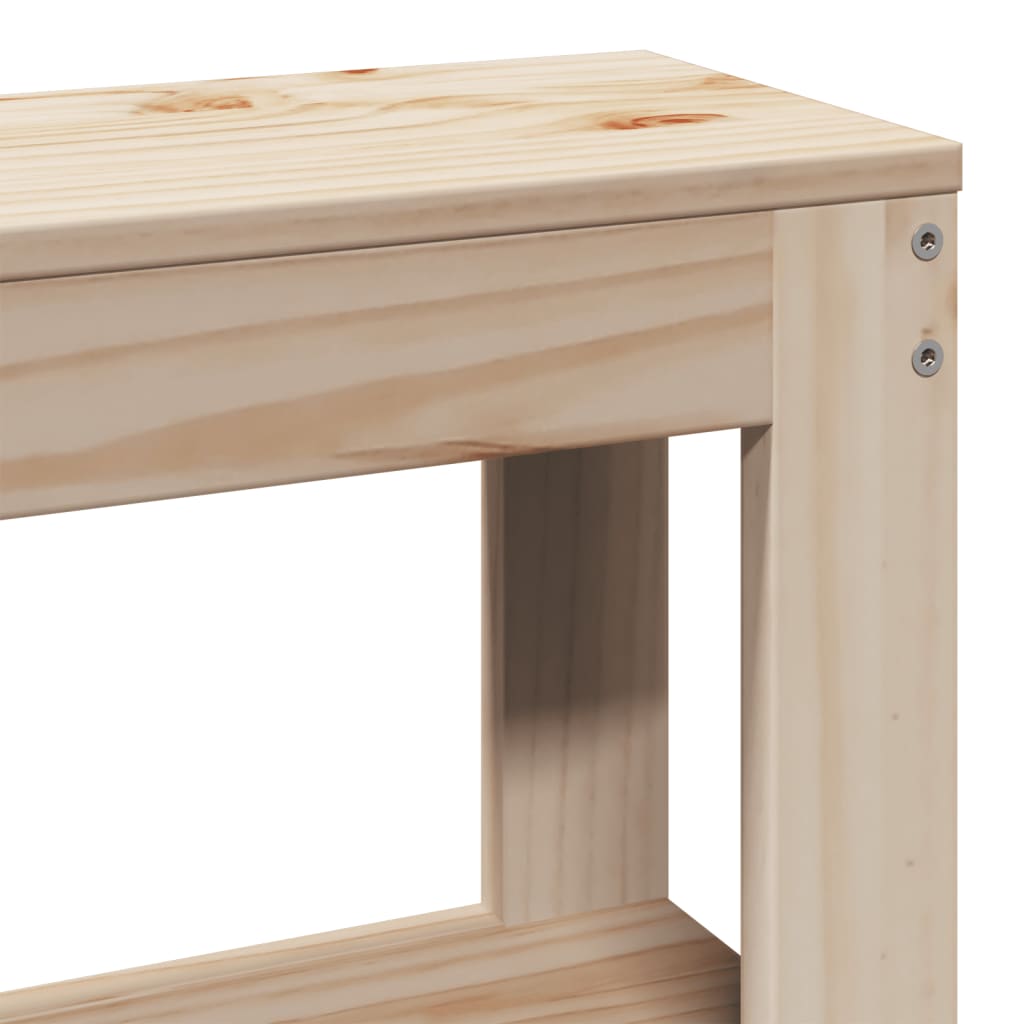 Posteľný Rám S Čelom Borovicový Masív