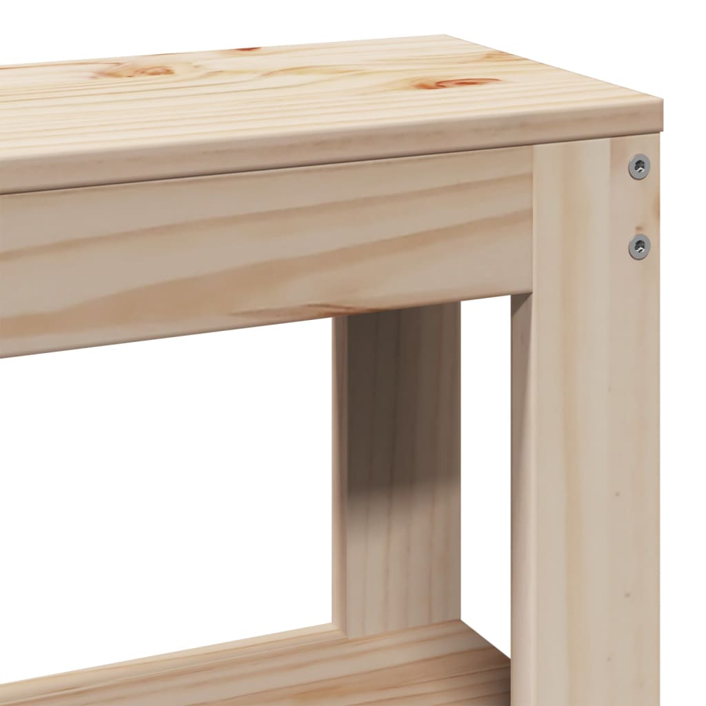 Posteľný Rám S Čelom Borovicový Masív