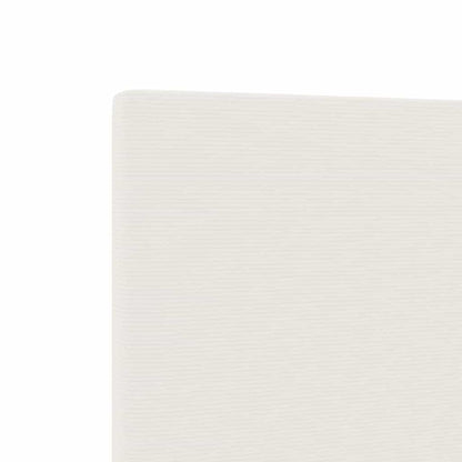 LED čelo postele krémové 80 cm manšestr