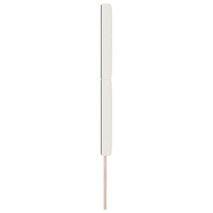 LED čelo postele krémové 80 cm manšestr