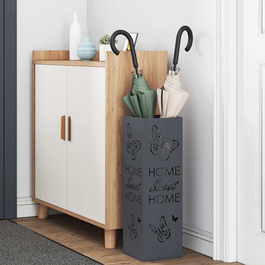 Stojan Na Slnečník Antracit 15.5 X 15.5 X 49 Cm Kov