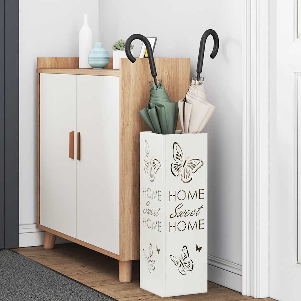 Stojan Na Slnečník Biela 15.5 X 15.5 X 49 Cm Kov