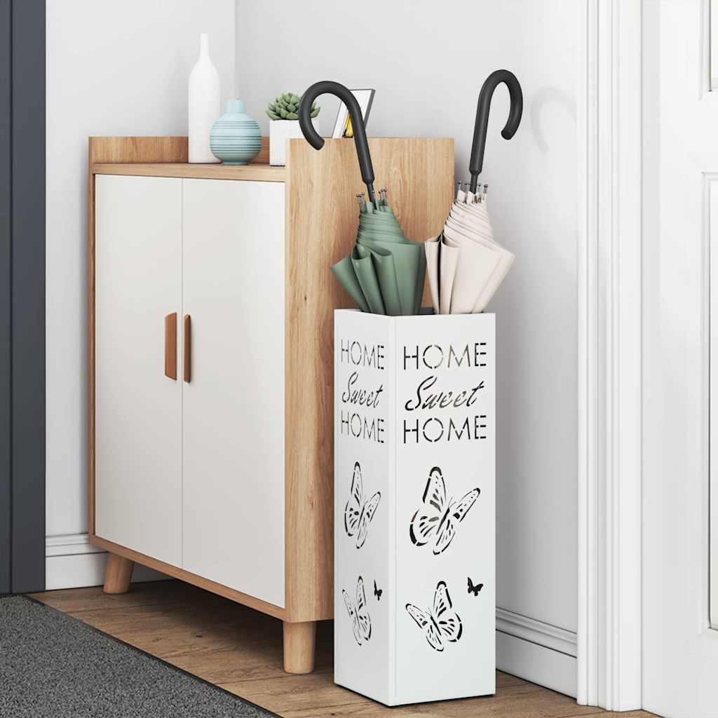 Stojan Na Slnečník Biela 15.5 X 15.5 X 49 Cm Kov