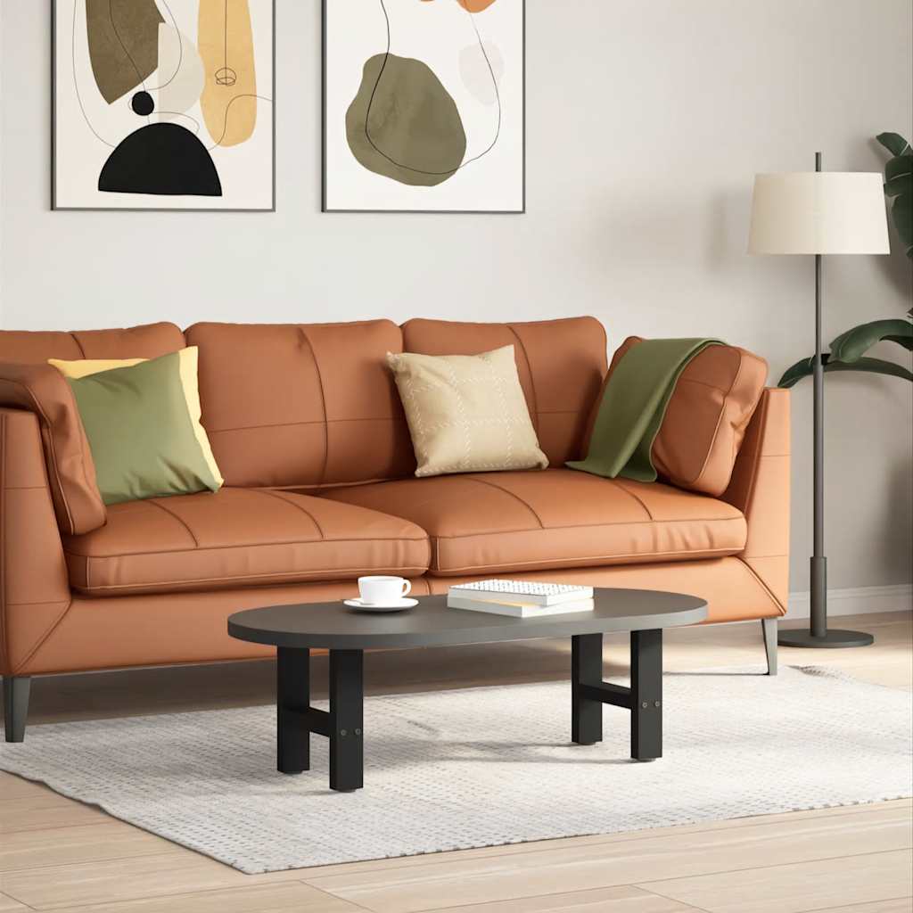 Stolové nohy na konferenčný stolík čierny 2 ks 40x(30-31) cm