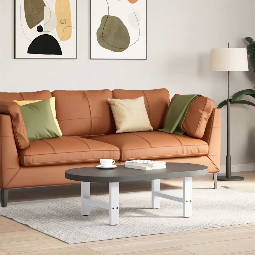Stolové nohy na konferenčný stolík biele 2 ks 50x(30-31) cm