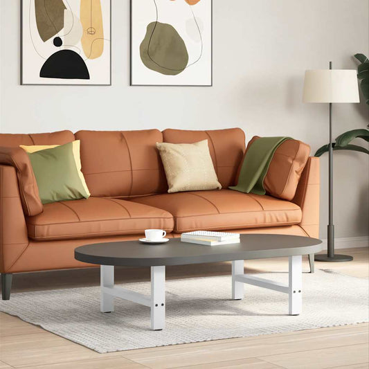 Stolové nohy na konferenčný stolík biele 2 ks 70x(30-31) cm