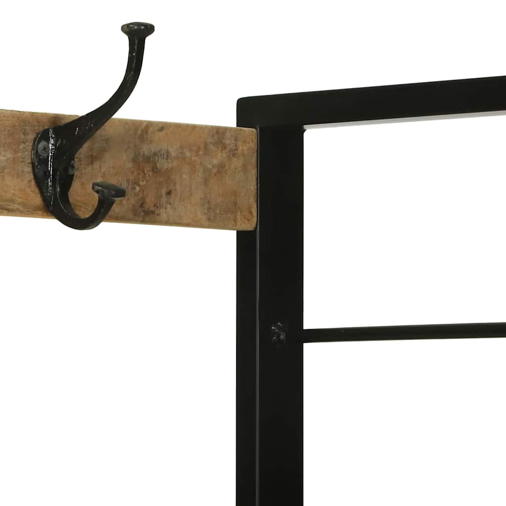 Vešiak Na Oblečenie Hnedá 110 X 40 X 185 Cm Mangový Masív