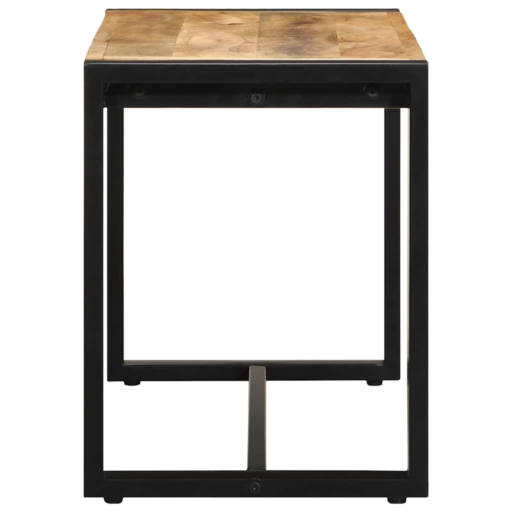 Lavica 80X35X45 Cm Masívne Hrubé Drevo Mango