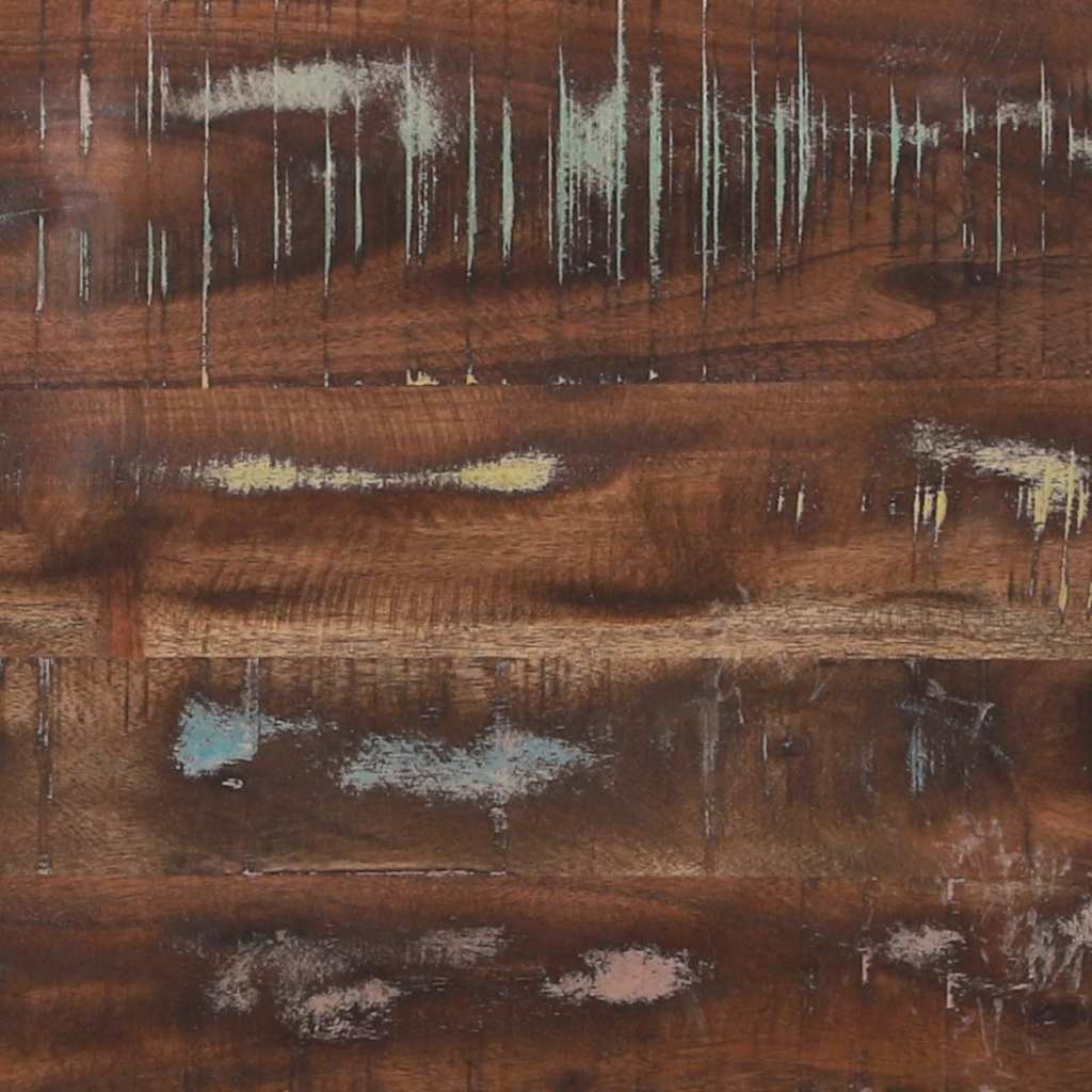 Kuchynský Regál Viacfarebný 80 X 40 X 160 Cm Recyklovaný Masív