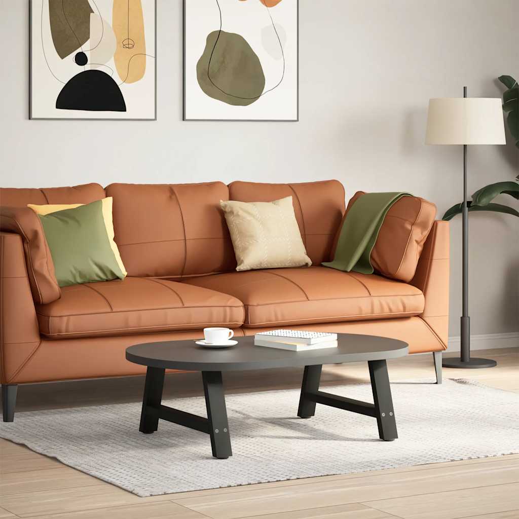Nohy konferenčného stolíka v tvare A, 2 ks, čierne, 70 x (30-31) cm, oceľové