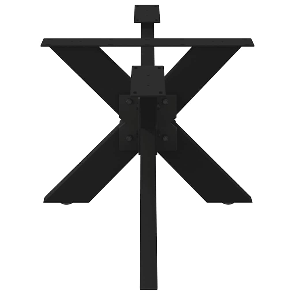 Noha Konferenčného Stolíka V Tvare Pavúka, Čierna , Oceľ