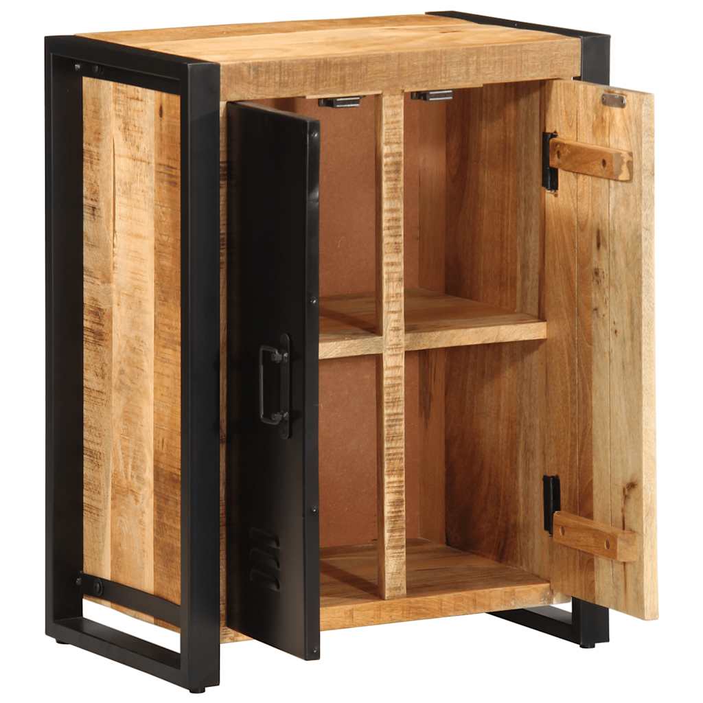 Komoda 55X35X70 Cm, Surový Mangový Masív