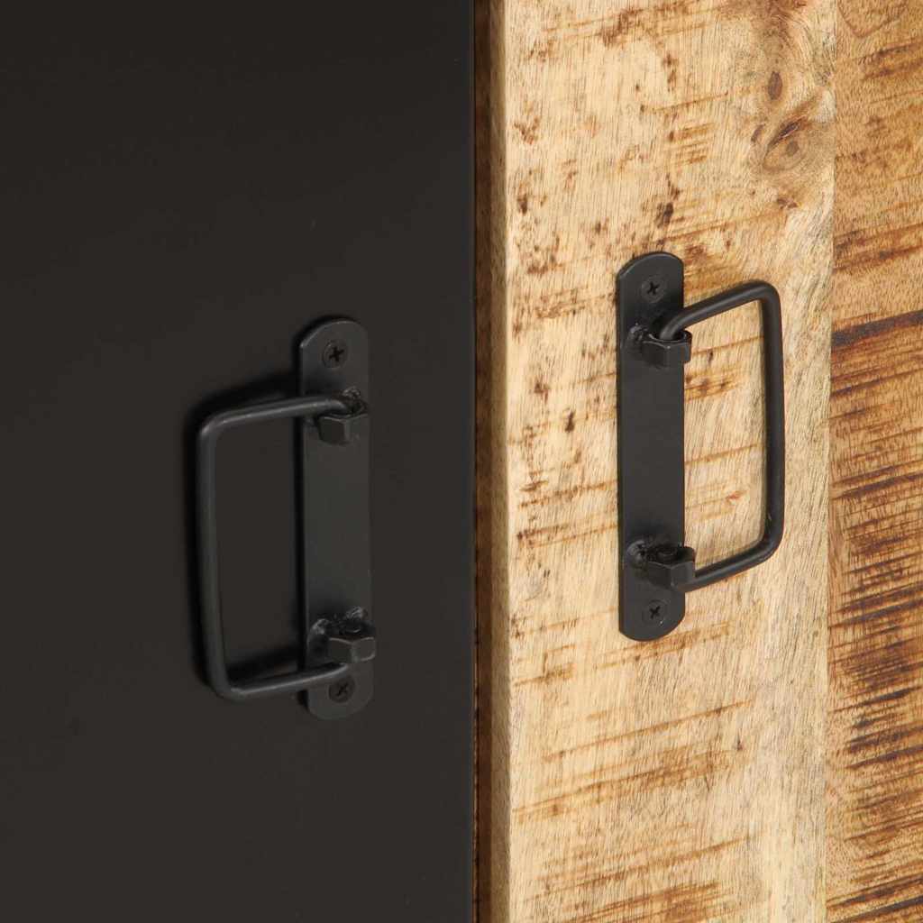 Komoda 55X35X70 Cm, Surový Mangový Masív