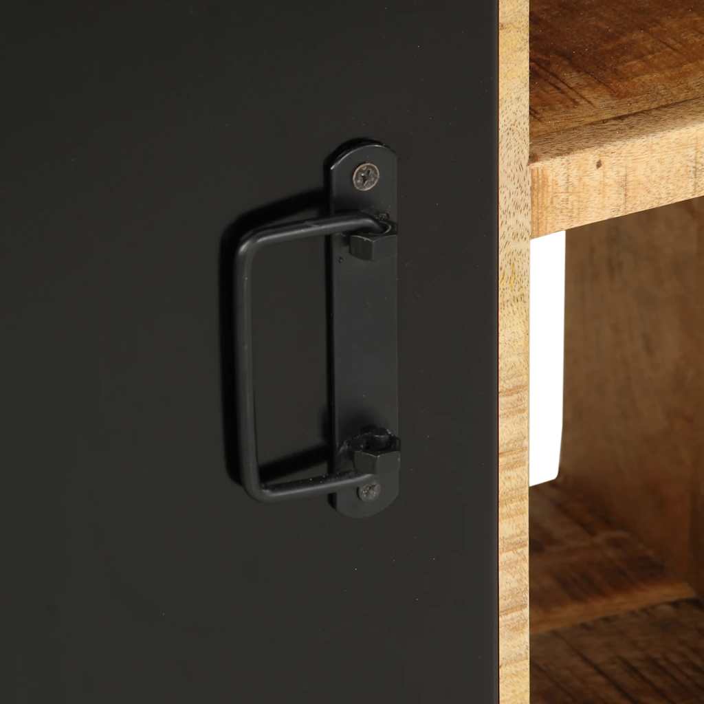 Komoda 55X35X70 Cm, Surový Mangový Masív