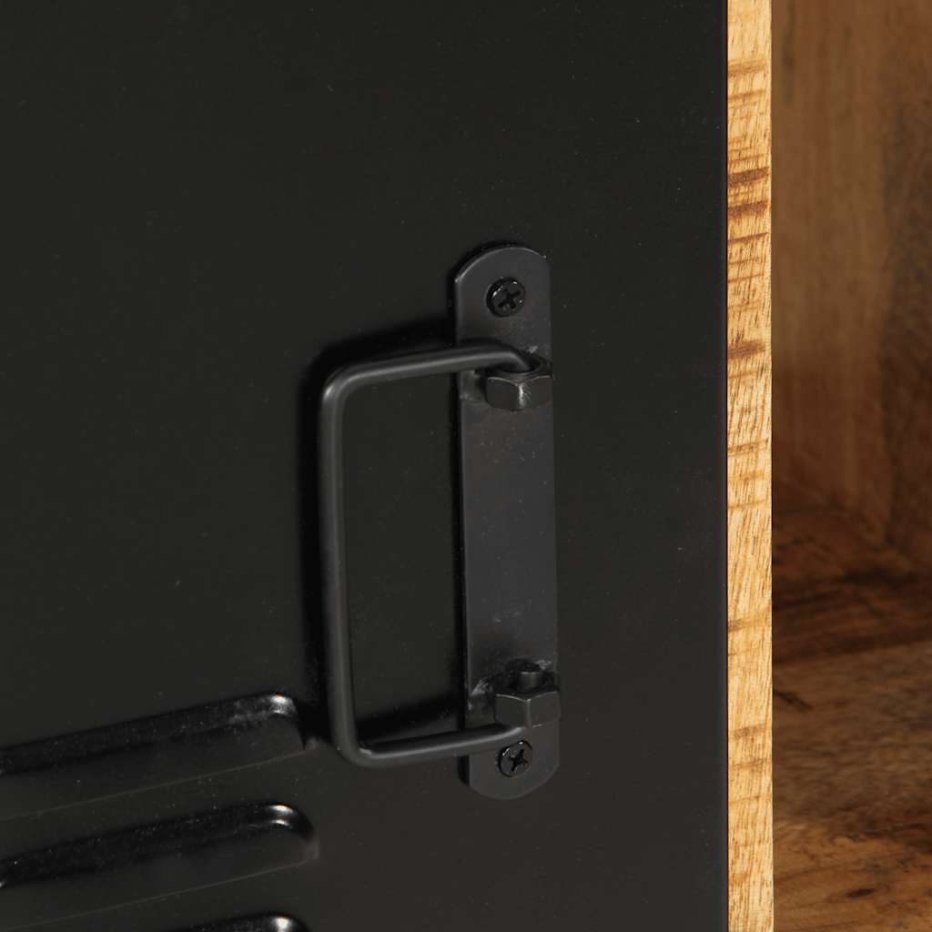 Komoda 55X35X70 Cm, Surový Mangový Masív