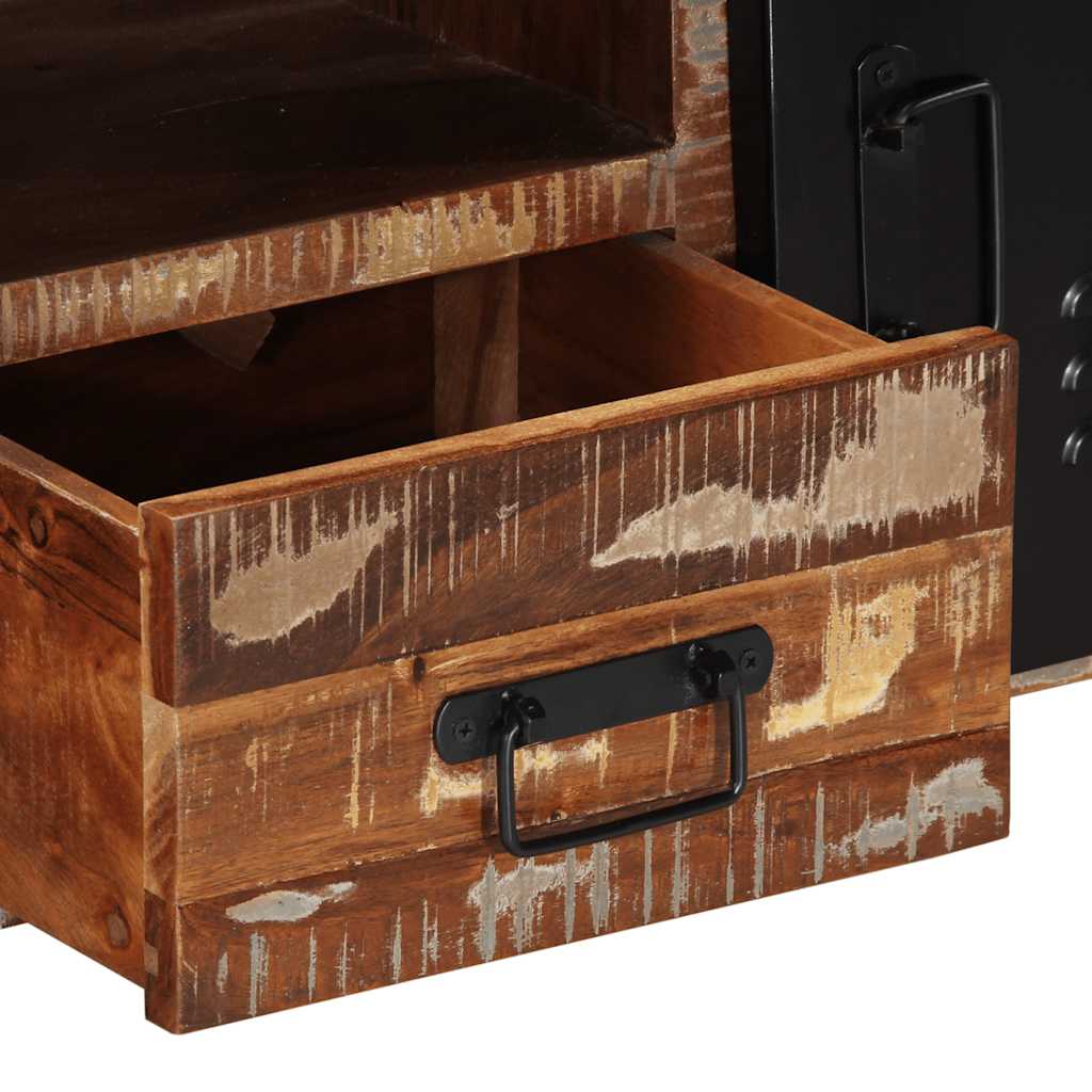 Tv Skrinka 100X30X40 Cm Rekultivované Masívne Drevo