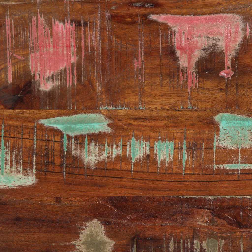 Tv Skrinka 100X30X25 Cm Rekultivované Masívne Drevo