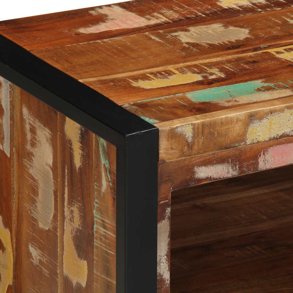 Lavička Na Topánky Viacfarebný Recyklovaný Masív