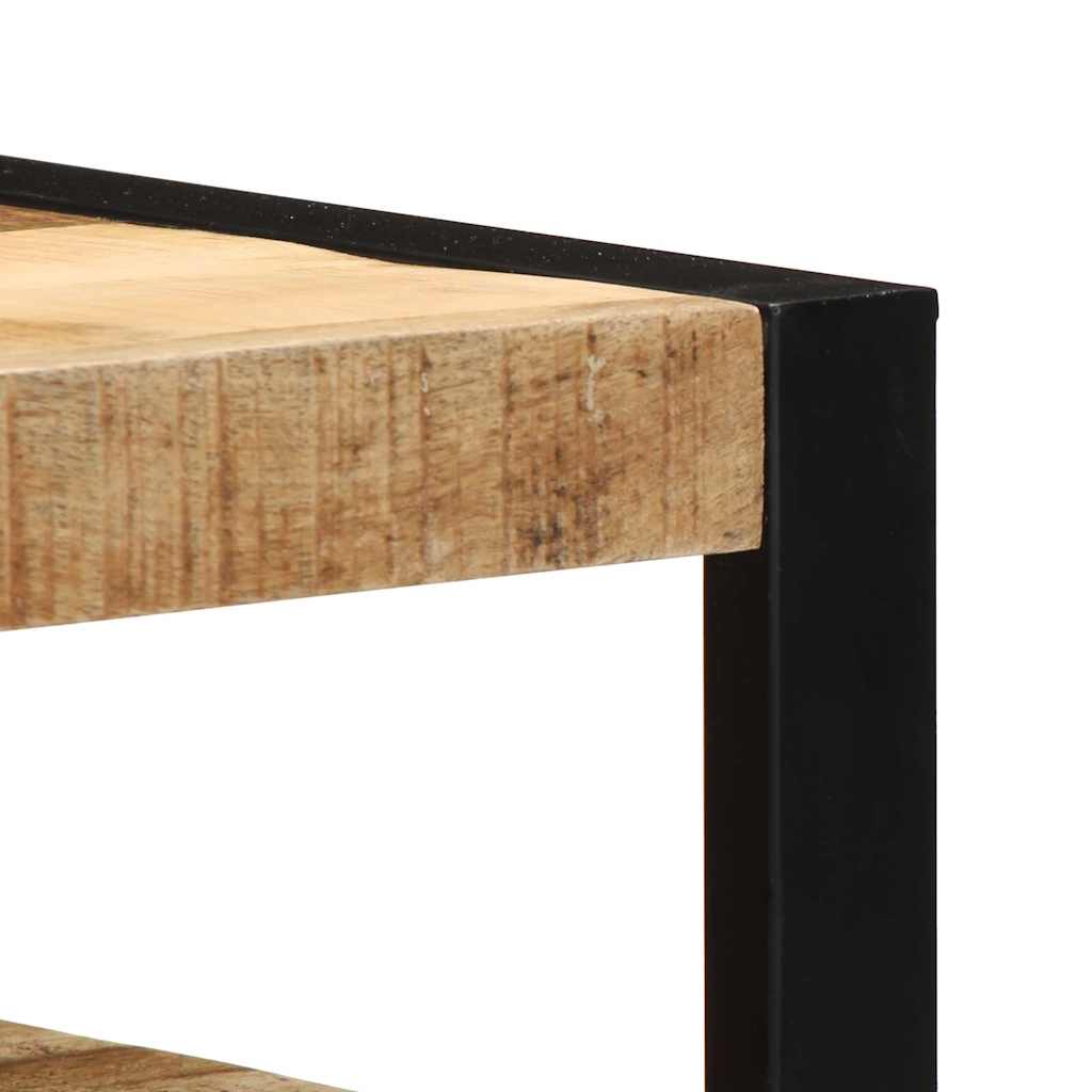 Kúpeľňová Skriňa S Poličkou Hnedá 55 X 35 X 60 Cm Mangový Masív