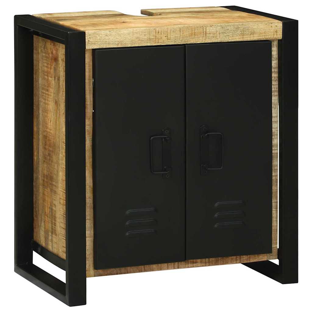 Skrinka Na Umývadlo Hnedá 55 X 35 X 60 Cm Mangový Masív