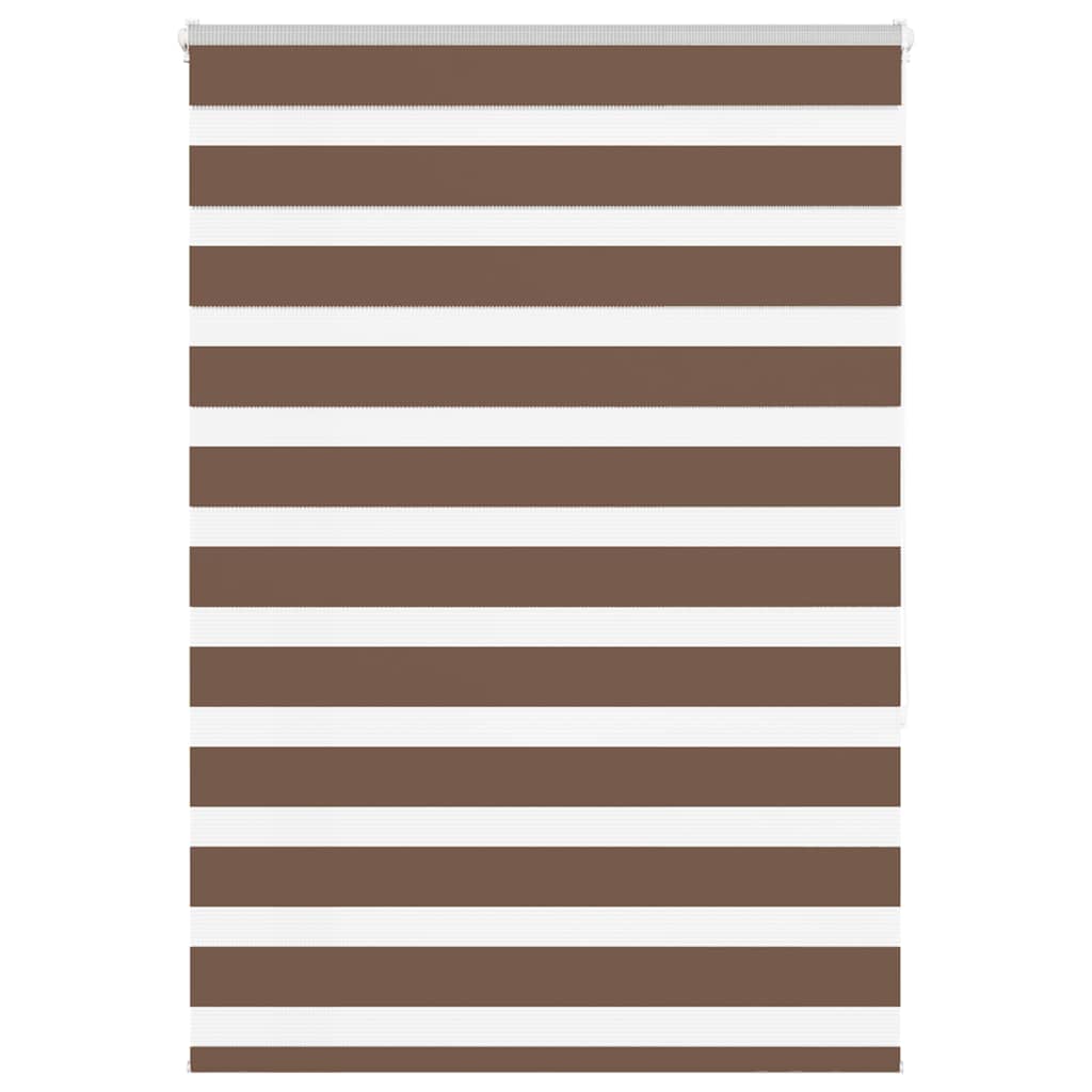 Zebra roleta hnedá 115x150 cm šírka látky 110,9cm polyester